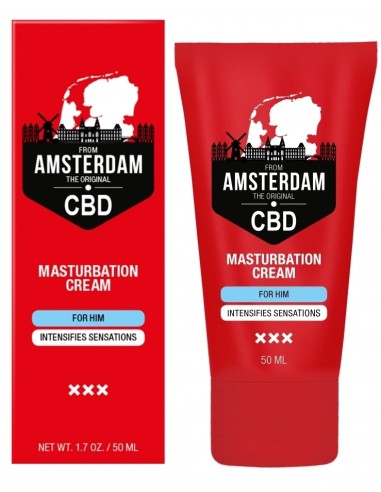 Crème de masturbation au Cbd Amsterdam XXX 50ml