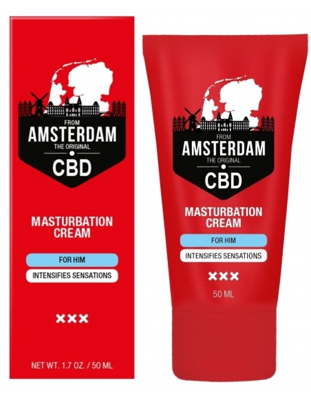 Crème de masturbation au Cbd Amsterdam XXX 50ml