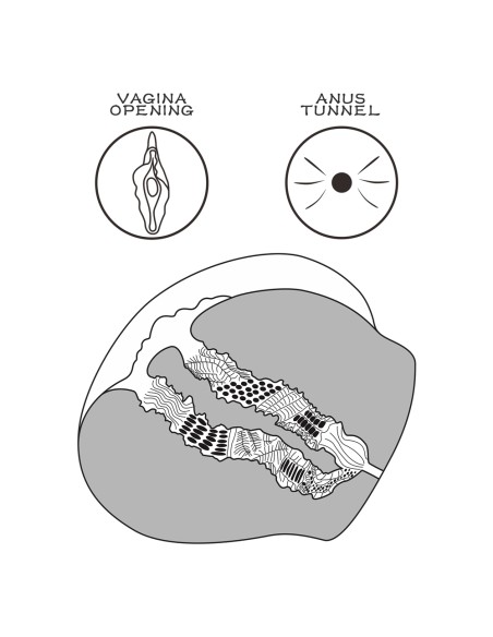 Masturbateur Pussy Streetgirl n°13 Vagin-Anus