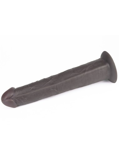 Gode vibrant rotatif Big Rotacock 24 x 5cm Marron