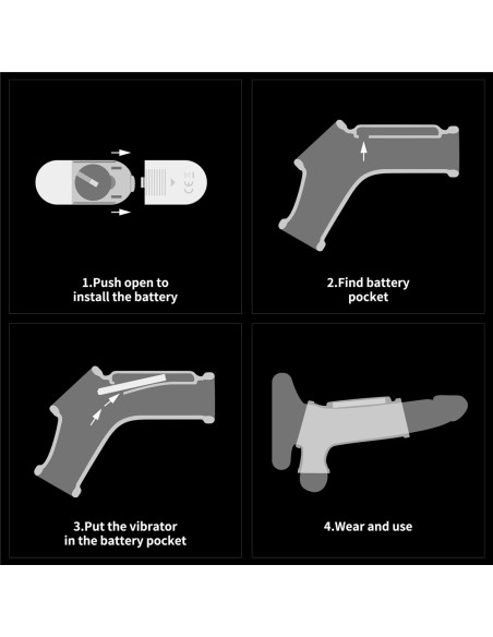 Gaine de pénis Vibrante avec Ballstretcher Knights Ring Best Drip 10cm