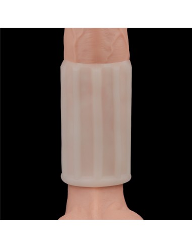 Gaine de pénis vibrante Knights Ring Ridge 10cm