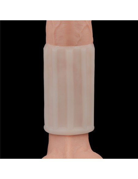 Gaine de pénis vibrante Knights Ring Ridge 10cm