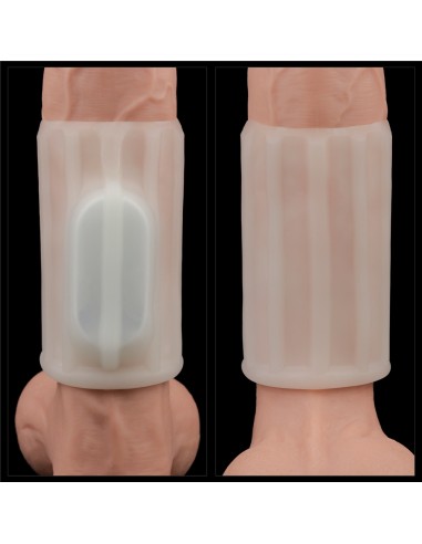 Gaine de pénis vibrante Knights Ring Ridge 10cm