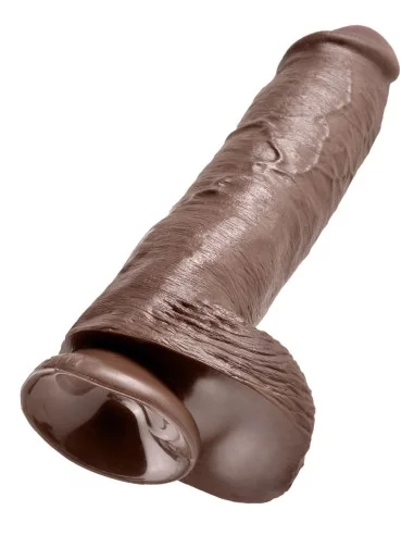 Gode King Cock 24 x 6 cm Marron