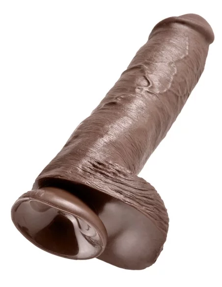 Gode King Cock 24 x 6 cm Marron