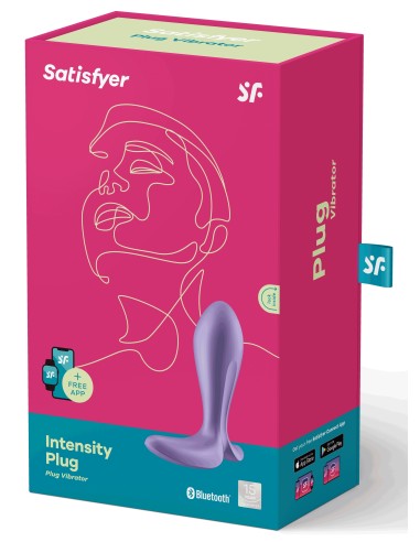 Plug connecté Intensity Plug Satisfyer 7 x 2.5cm Mauve