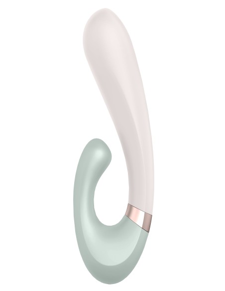 Stimulateur Point G connecté Heat Wave Satisfyer 14 x 3.5cm Menthe Stimulateur Point G connecté Heat Wave Satisfyer 14 x 3.5cm Menthe