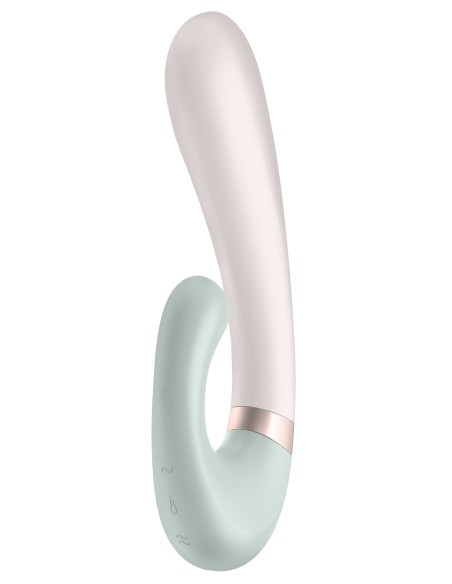 Stimulateur Point G connecté Heat Wave Satisfyer 14 x 3.5cm Menthe Stimulateur Point G connecté Heat Wave Satisfyer 14 x 3.5cm Menthe