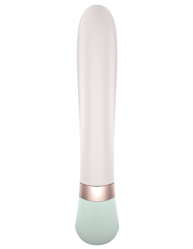 Stimulateur Point G connecté Heat Wave Satisfyer 14 x 3.5cm Menthe
