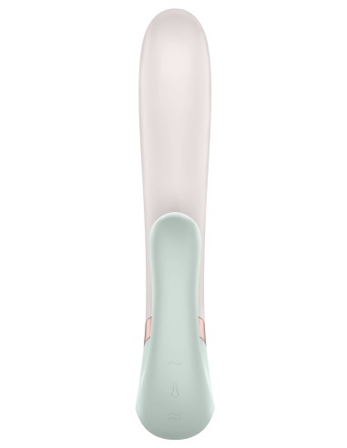 Stimulateur Point G connecté Heat Wave Satisfyer 14 x 3.5cm Menthe