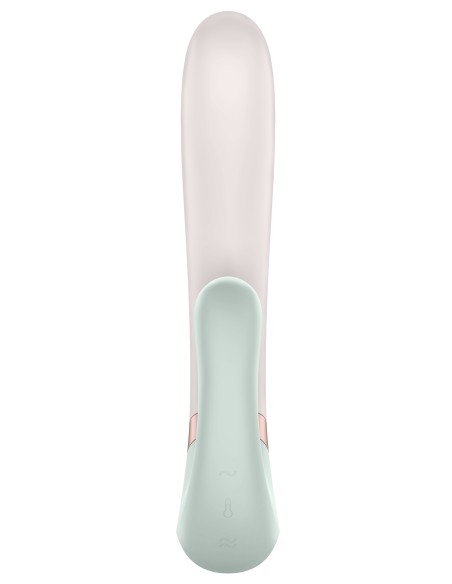 Stimulateur Point G connecté Heat Wave Satisfyer 14 x 3.5cm Menthe Stimulateur Point G connecté Heat Wave Satisfyer 14 x 3.5cm Menthe