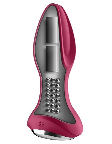 Plug vibrant connecté Rotator Plug Satisfyer 10 x 4cm Fuchsia