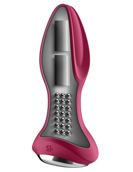 Plug vibrant connecté Rotator Plug Satisfyer 10 x 4cm Fuchsia