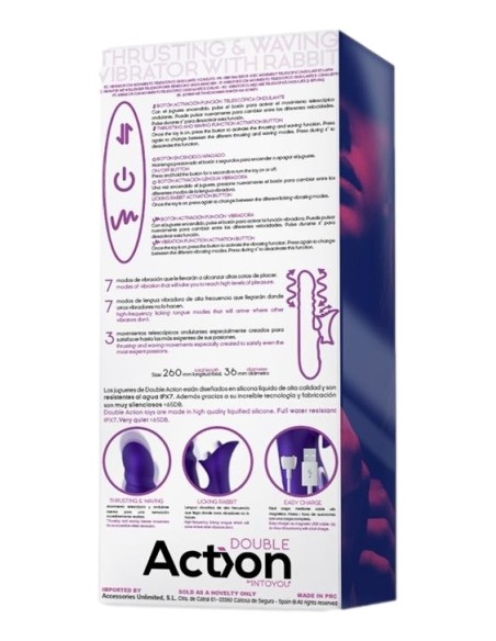 Vibro Rabbit Thrusty Wave Action 26cm