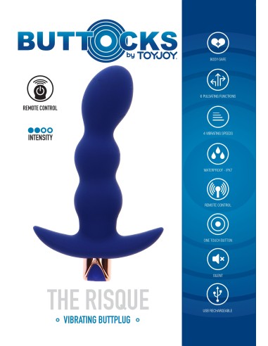 Plug vibrant The Risque 11 x 3.2cm