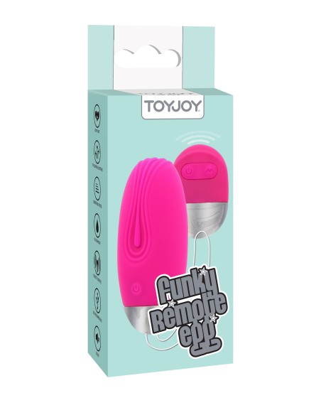 Oeuf vibrant sans fil Funky Egg 7.5 x 3.3cm