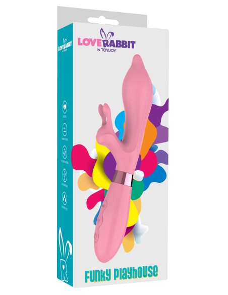 Vibro Rabbit Funky Playhouse 21cm Rose