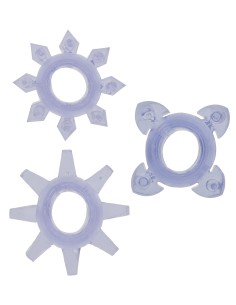 3 cockrings mini Tickle C-Rings Violet