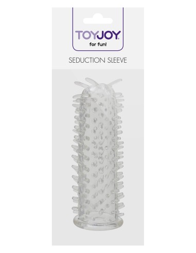 Gaine de pénis texturée Seduction Sleeve 11 x 4cm