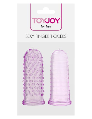 Gaines de doigt texturées Sexy Finger Ticklers x2
