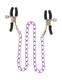 Pinces pour tétons Nipple Chain Purple