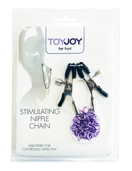 Pinces pour tétons Nipple Chain Purple