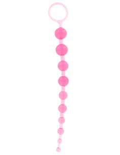 Chapelet anal Thai Toy Beads 26 x 2.4cm Rose