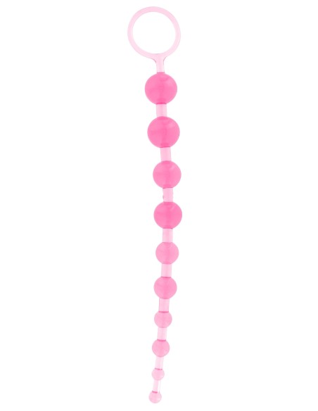 Chapelet anal Thai Toy Beads 26 x 2.4cm Rose Chapelet anal Thai Toy Beads 26 x 2.4cm Rose
