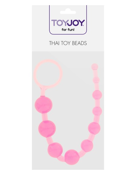 Chapelet anal Thai Toy Beads 26 x 2.4cm Rose Chapelet anal Thai Toy Beads 26 x 2.4cm Rose