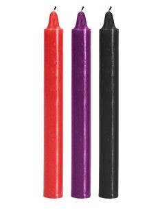 Bougies SM JAPANESE DRIP - Lot de 3