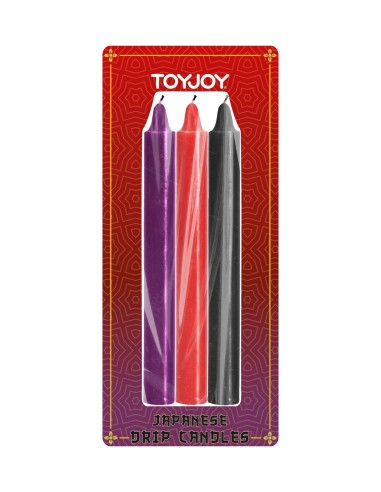 Bougies SM JAPANESE DRIP - Lot de 3