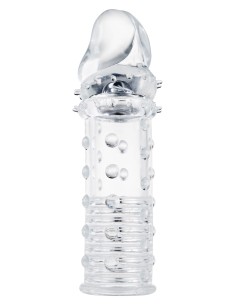 Gaine de pénis Stud Sleeve 15 x 4.2cm Transparente