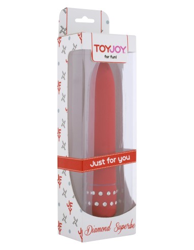 Vibro Diamond Superbe 15cm Rouge