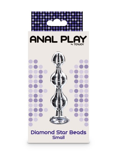 Plug Bijou Diamond Star Beads S 9.5 x 2.2cm