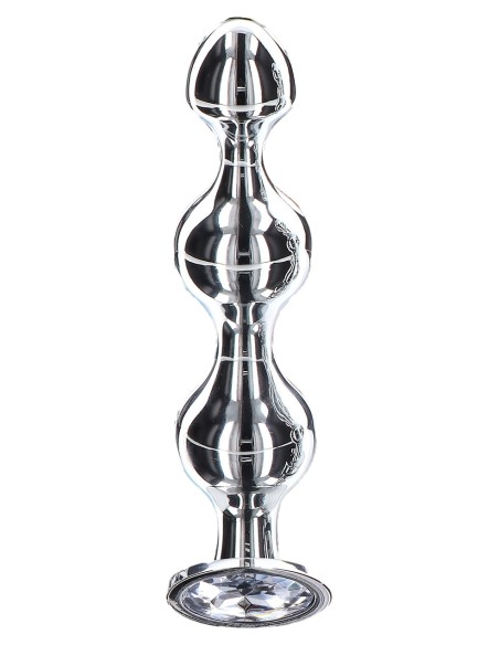 Plug Bijou Diamond Stard Beads M 10.5 x 2.5cm Plug Bijou Diamond Stard Beads M 10.5 x 2.5cm