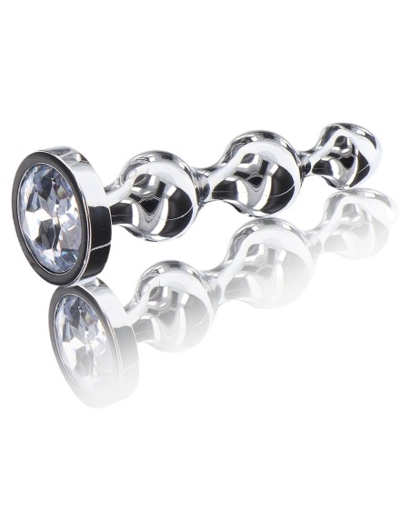 Plug Bijou Diamond Star Beads L 12 x 2.9cm