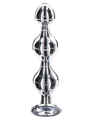 Plug Bijou Diamond Star Beads L 12 x 2.9cm