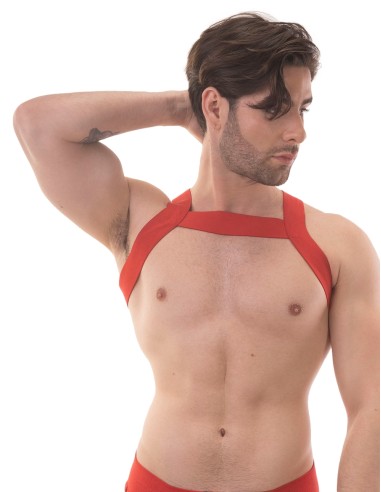 Harnais élastique Matt Pop Rouge