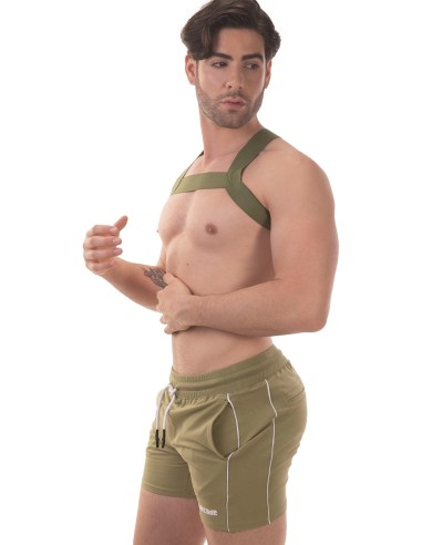 Harnais élastique Matt Pop Kaki