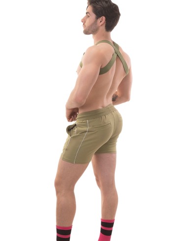 Harnais élastique Matt Pop Kaki