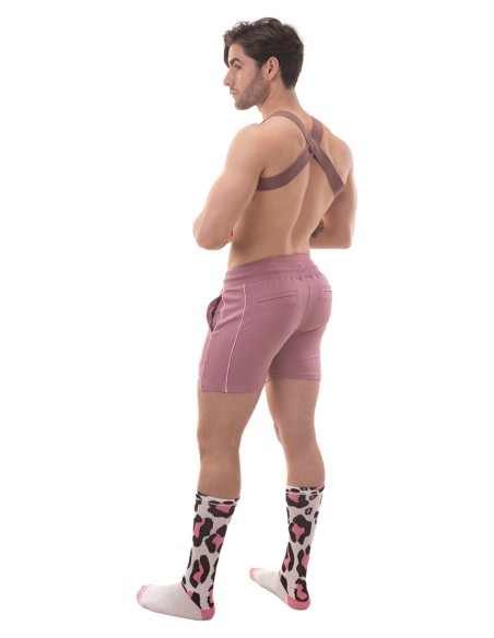 Harnais élastique Matt Pop Rose