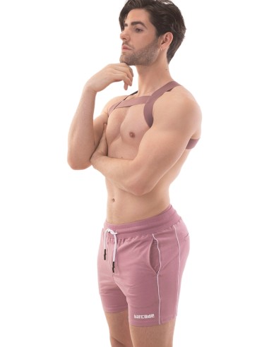 Harnais élastique Matt Pop Rose