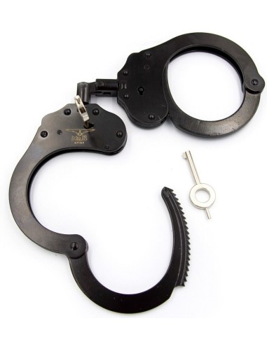 Menottes en métal Double Lock Noires