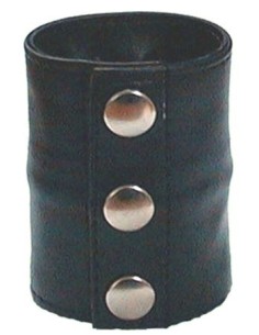 Bracelet de force en cuir Mister B Noir