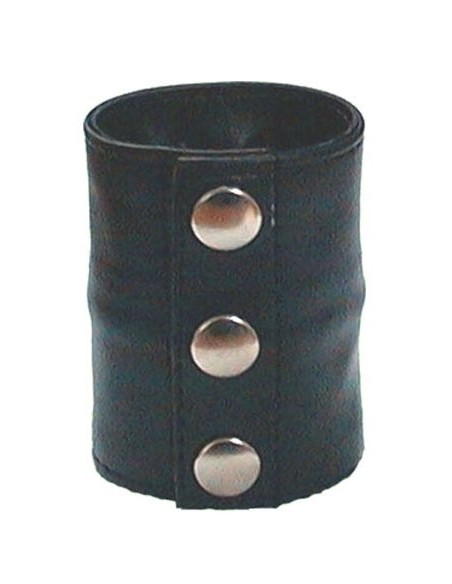 Bracelet de force en cuir Mister B Noir
