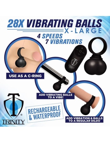 Bourses Vibrantes Vibe Balls XL Noires