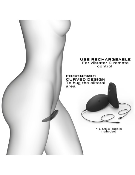 Culotte vibrante télécommandée Discreet Vibe 10 Vibrations Culotte vibrante télécommandée Discreet Vibe 10 Vibrations