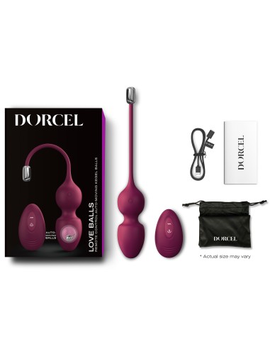 Oeuf Vibrant Love Balls Dorcel 9 x 3.5cm Mauve
