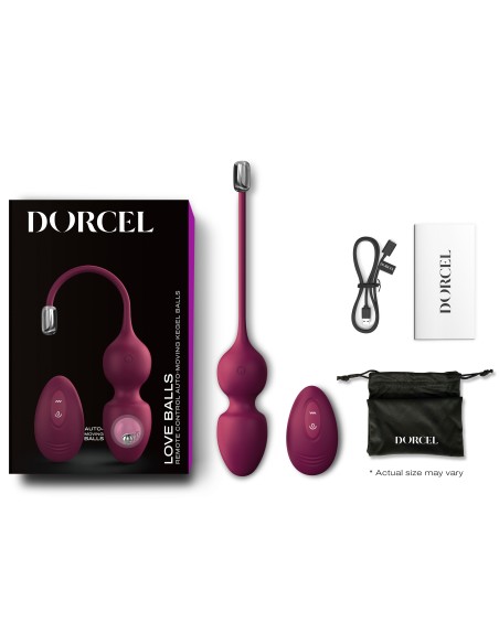 Oeuf Vibrant Love Balls Dorcel 9 x 3.5cm Mauve